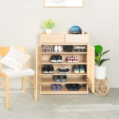 Tủ Giày – Tủ Trang Trí Gỗ VIENNA 204 | Gỗ CARB-P2, Thiết Kế Tối Ưu Không Gian | Decoraz.vn
