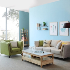 Sofa văng nỉ 5CSF-198 – Kéo ra thành giường, khung gỗ tự nhiên, nỉ cao cấp | Decoraz.vn