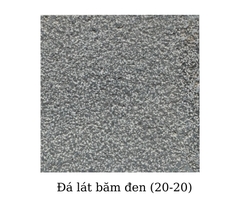 Đá đen băm mặt toàn phần