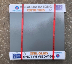 Gạch lát 40x40cm tráng men màu ghi Viglacera Hạ Long