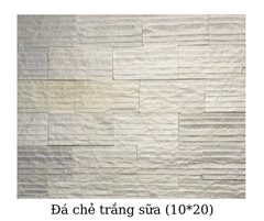Đá chẻ trắng sữa 10x20