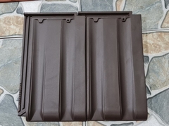 Ngói đất nung ĐẤT VIỆT Euro Type 9 v/m2 màu nâu đất