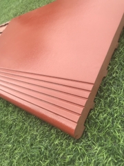 Gạch bậc thềm 50x30cm màu đỏ tráng men Gốm Đất Việt