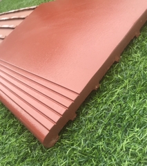 Gạch bậc thềm 40x30cm màu đỏ tráng men Gốm Đất Việt