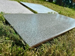 Gạch lát 40x40cm màu ghi chấm đậm