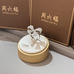 Nhẫn Bạc Hoạ Tiết Nơ Đính Đá Nhân Tạo