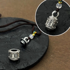 Mặt Dây Chuyền Ngự Phong Linh Ấn - Charm Pháp Bảo Kim Luân Bình An Có Nắp Mở Đựng Linh Phù - Seven Degree