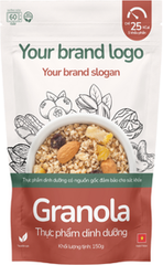 Túi zip đứng hiệu ứng mờ - mẫu số 1