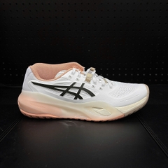 Giày Pickleball Nữ ASICS GEL-RESOLUTION X White/Black Coffee 1042A279-109