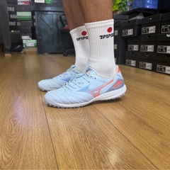 Giày Đá Bóng Mizuno Morelia Neo 5 Pro TF – Xanh Nhạt/Cam – P1GD268422
