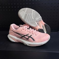 Giày Pickleball Nữ ASICS Solution Speed FF 4 Dưa Lưới/Nâu Cà Phê – 1042A307-700