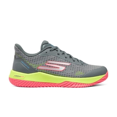 Giày Pickleball Skechers Viper Court Pro Xám/Hồng