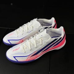 Giày Đá Bóng adidas F50 Hyperfast League TF - Trắng/Xanh/Đỏ - KJ3434