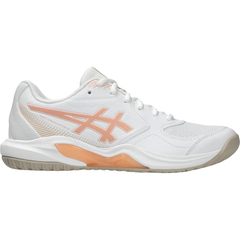 Giày Pickleball Nữ ASICS GEL-DEDICATE 9 White/Cantaloupe - 1042A316-100