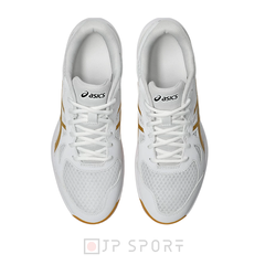 Giày Pickleball Asisc Upcourt 6 Trắng Vàng