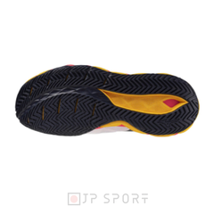 Giày Pickleball và Tennis Mizuno Wave Enforce Tour 2 AC Trắng/Cam/Vàng