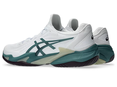 Giày tennis/pickleball ASICS COURT FF 3 Nam  WHITE/FOGGY TEAL 1041A370-107
