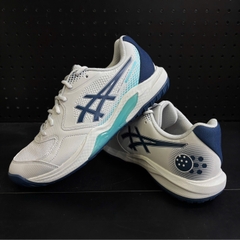 Giày Pickleball ASICS GEL-DEDICATE 9 Nam – Xám/Xanh Dương – 1041A545-020