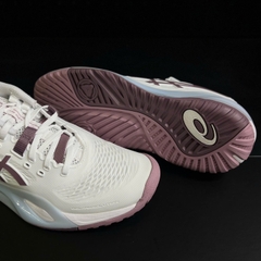 Giày Pickleball ASICS GEL-RESOLUTION X Nữ – Trắng/Hồng Tím Nhạt – 1042A279-107