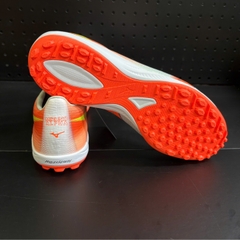 Giày Đá Bóng Mizuno Alpha 3 Elite AS TF Cam/Trắng – P1GD266254