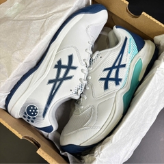 Giày Pickleball ASICS GEL-DEDICATE 9 Nam – Xám/Xanh Dương – 1041A545-020