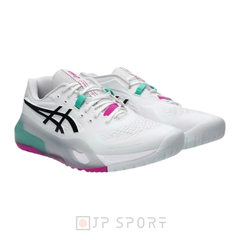 Giày Tennis/Pickleball Asics Gel-Resolution X White/Aurora Green - 1041A481.103