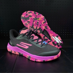 Giày Pickleball Nam Skechers Viper Court Pro Black/Pink 246069-BKHP
