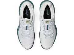 Giày tennis/pickleball ASICS COURT FF 3 Nam  WHITE/FOGGY TEAL 1041A370-107