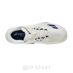 Giày pickleball Babolat Jet Mach 4 All Court 'Beige / Dark Blue' 30S26629B-1115