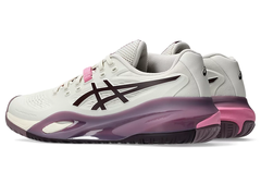 Giày Pickleball ASICS Gel-Resolution X nữ SOFT OAT/DARK AUBERGINE