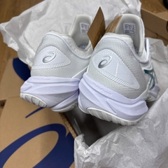 Giày Pickleball Nam ASICS COURT FF 3 Trắng Xanh Lá 1041A574-100