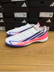 Giày Đá Bóng adidas F50 Hyperfast League TF - Trắng/Xanh/Đỏ - KJ3434