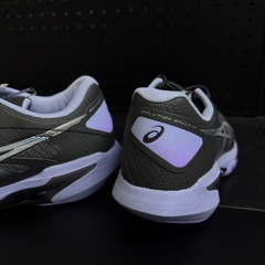 Giày Pickleball ASICS SOLUTION SPEED FF 4 NIGHT ENERGY Nam – Xám Than/Bạc – 1041A542-020