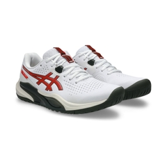 Giày Pickleball Nam ASICS GEL-CHALLENGER 15 White/Cherry Tomato - 1041A510-104
