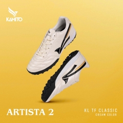 Giày Bóng Đá Artista 2 KL TF Classic kem