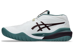 Giày tennis/pickleball ASICS GEL-RESOLUTION X Nam  WHITE/DARK AUBERGINE