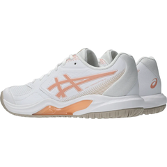 Giày Pickleball Nữ ASICS GEL-DEDICATE 9 White/Cantaloupe - 1042A316-100