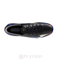 Giày Đá Bóng Mizuno Alpha 3 Elite AS TF - P1GD266201 - Đen/Xanh/Đỏ