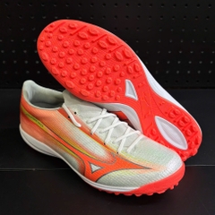 Giày Đá Bóng Mizuno Alpha 3 Elite AS TF Cam/Trắng – P1GD266254