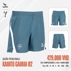 Quần Pickleball Kamito Gamma 02 KMPS250951 Xanh Đậm