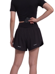 Quần Đai Belt Nữ 2 Trong 1 Wolf Performance W281, Quần Chạy Hiệu Suất Cao, Nhẹ, Thoáng