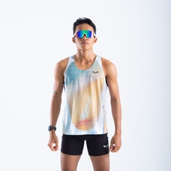 Áo Singlet Chạy Bộ Nam Premium Wolf Active Luminary W276, Công nghệ Seamless & Flatlock