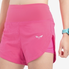 Quần Chạy Bộ Nữ 2 Lớp Essential Run V1 W79, Quần Chạy Bộ Có Túi, Chất Vải Nhẹ, Thấm Hút Mồ Hôi Tốt