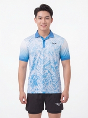 Áo Polo Pickleball Nam Wolf Active Ocean Man W156, Chất Vải Wolf Pro Cao Cấp, Thoáng Khí, Mát Mẻ