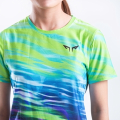 Áo Thun Chạy Bộ Nữ Wolf Active The Leaf W264, Thiết Kế Đẹp Mắt, Chất Vải Mỏng Nhẹ, Nhanh Khô