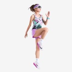 Áo Singlet Chạy Bộ Nữ Premium Wolf Active Outbreak W04, Công Nghệ Seamless & Flatlock, Nhanh Khô