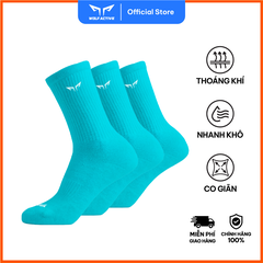 Vớ Lửng Thể Thao Nam Nữ W321 – Tất Chạy Bộ, Tập Gym Cao Cấp, Vải Mềm Mịn Êm Ái, Chống Trượt