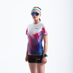 Áo Thun Chạy Bộ Nữ Wolf Active Orchid W262, Chất Vải Wolf Active Mỏng Nhẹ, Tôn Dáng, Mát Mẻ