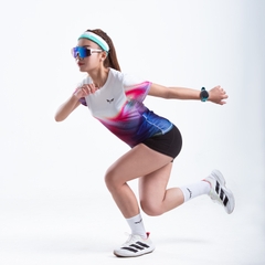 Áo Thun Chạy Bộ Nữ Wolf Active Orchid W262, Chất Vải Wolf Active Mỏng Nhẹ, Tôn Dáng, Mát Mẻ
