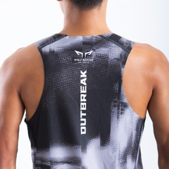 Áo Singlet Chạy Bộ Premium Wolf Active Outbreak W274, Siêu Nhẹ, Tối Ưu Chuyển Động